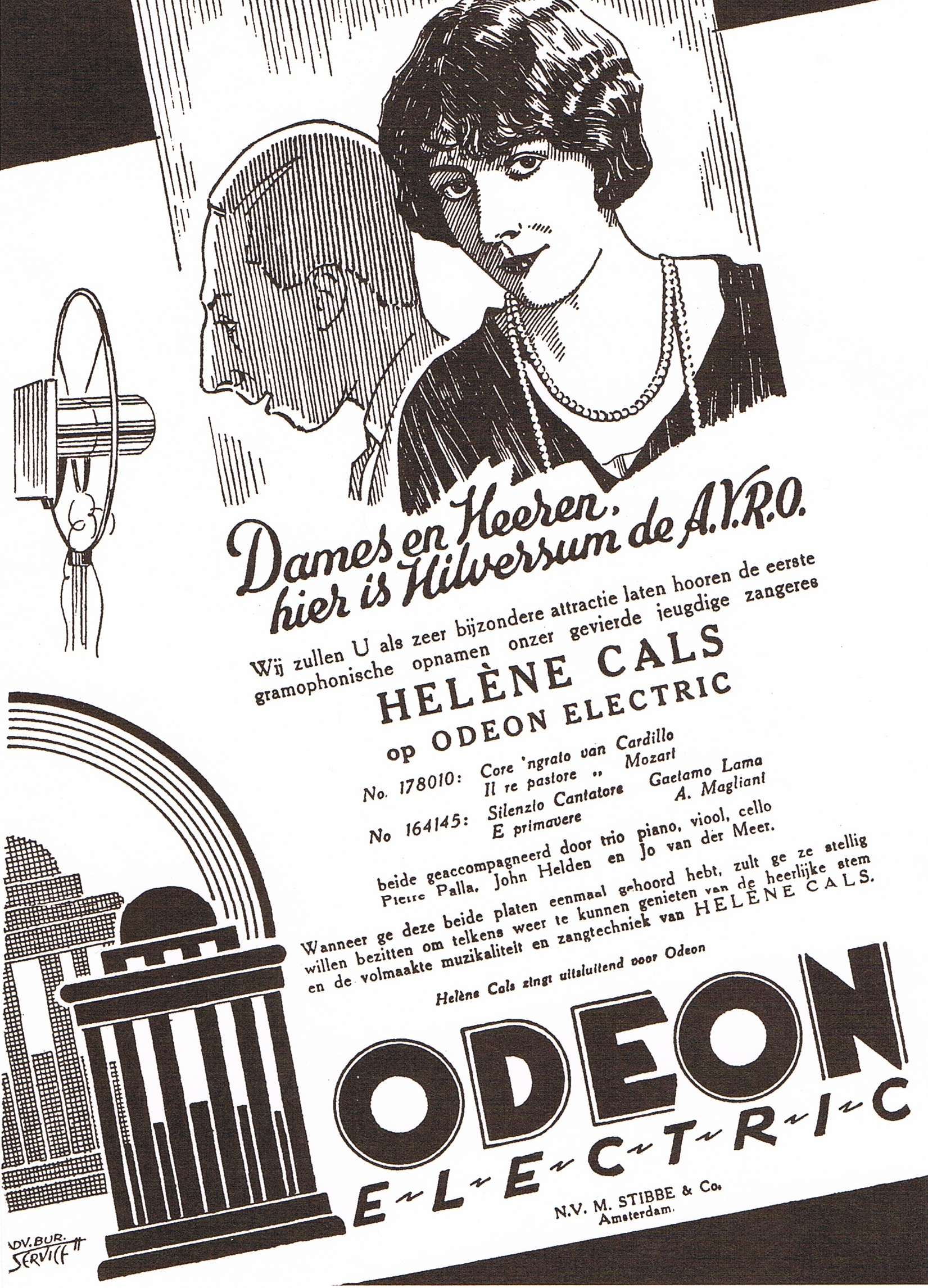 Helene Cals opnamen 1929 Amsterdam
