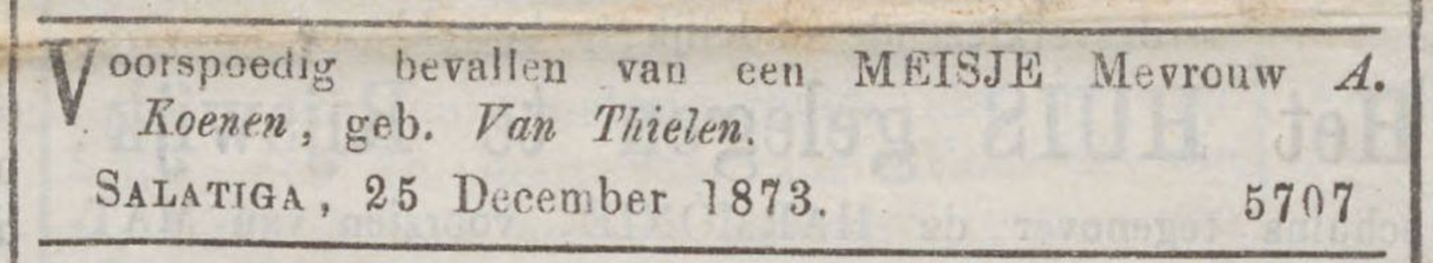 Tilly Koenen geboorteadv 1873