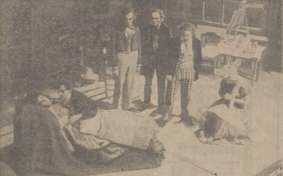 1942 Boheme vlnr Greet Koeman, Chris Beumer, Jos Plemper, Joh. Lammen, Theo Bayle en Gerda Pons